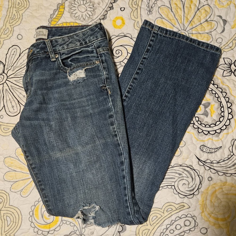 Womens Aeropostale Chelsea Bootcut Jeans - Size 3/4